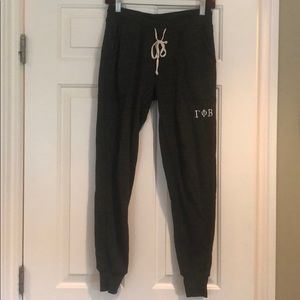 Gamma Phi Beta Medium Dark Grey Sweatpants